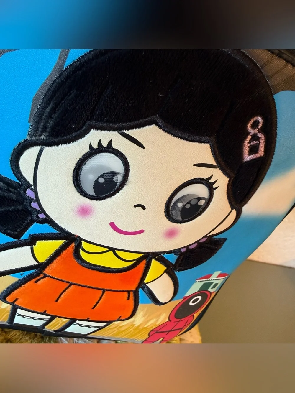 Hot Game Squid Game Doll Lenticular Mini Backpack